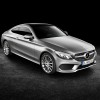 2017 Mercedes-Benz C-Class Coupe official release silver exterior front angle